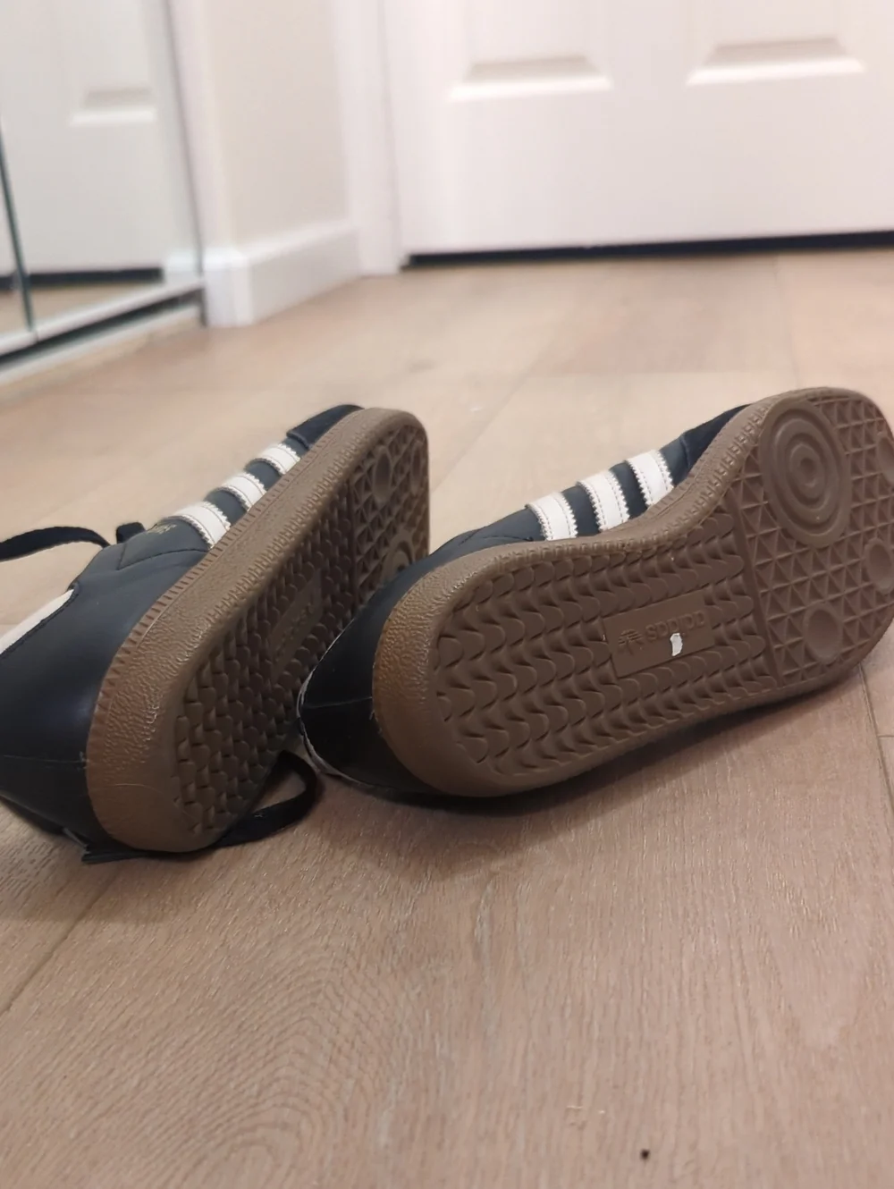 adidas Black with Gum Sole Men's Sneakers